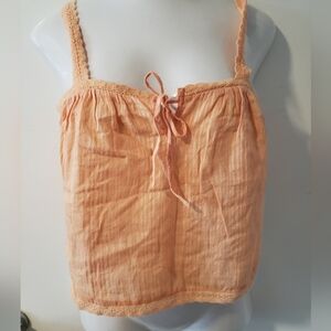Old Navy Peach Lace Camisole Top